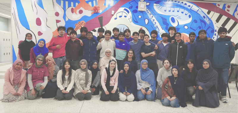 Students in the Stuyvesant Muslim Student Association